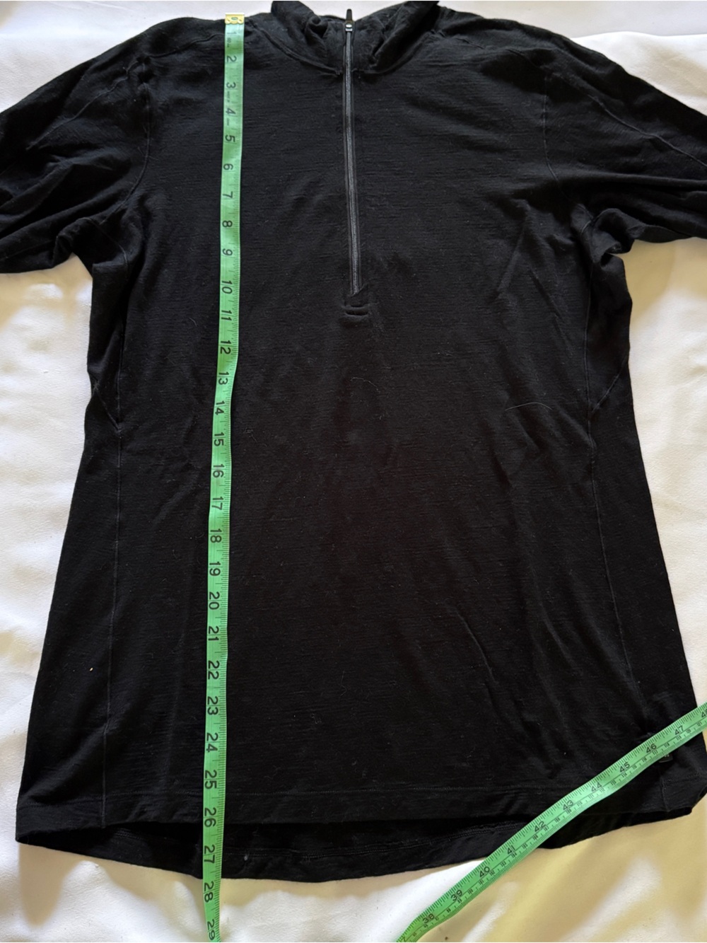 REI Black 100% Wool Long-Sleeve Quarter-Zip Pullover - Picture 4 of 7